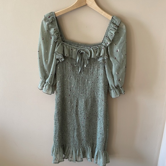 ROWA Olive Green Dress Size Medium - Picture 3 of 11
